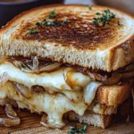 French Onion Grilled Cheese Sandwich