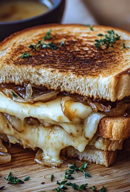 French Onion Grilled Cheese Sandwich
