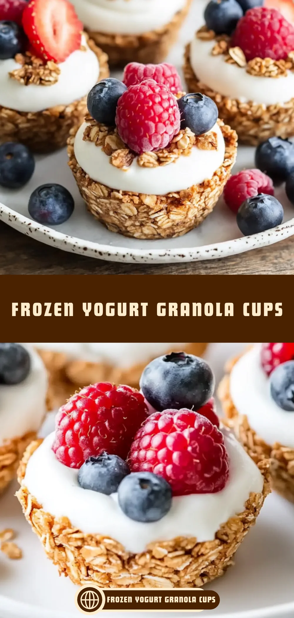 Frozen Yogurt Granola Cups 15 Pinterest Hidden Image