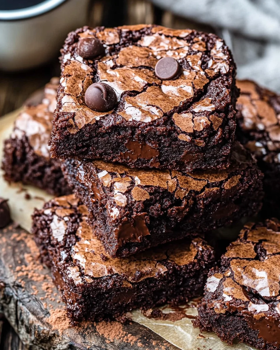 Fudgy Chewy Browkies (Brookies) 24 Fudgy