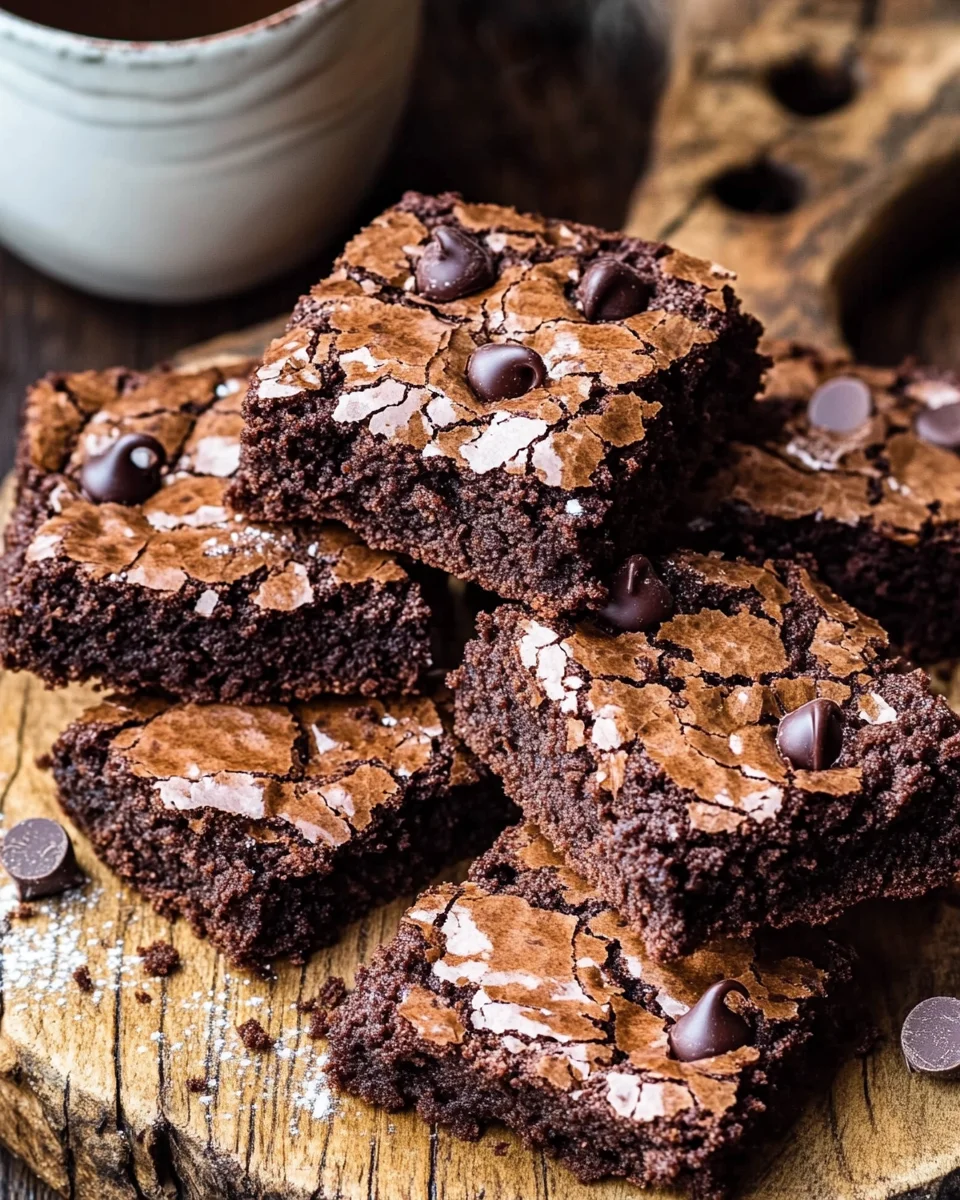 Fudgy Chewy Browkies (Brookies)