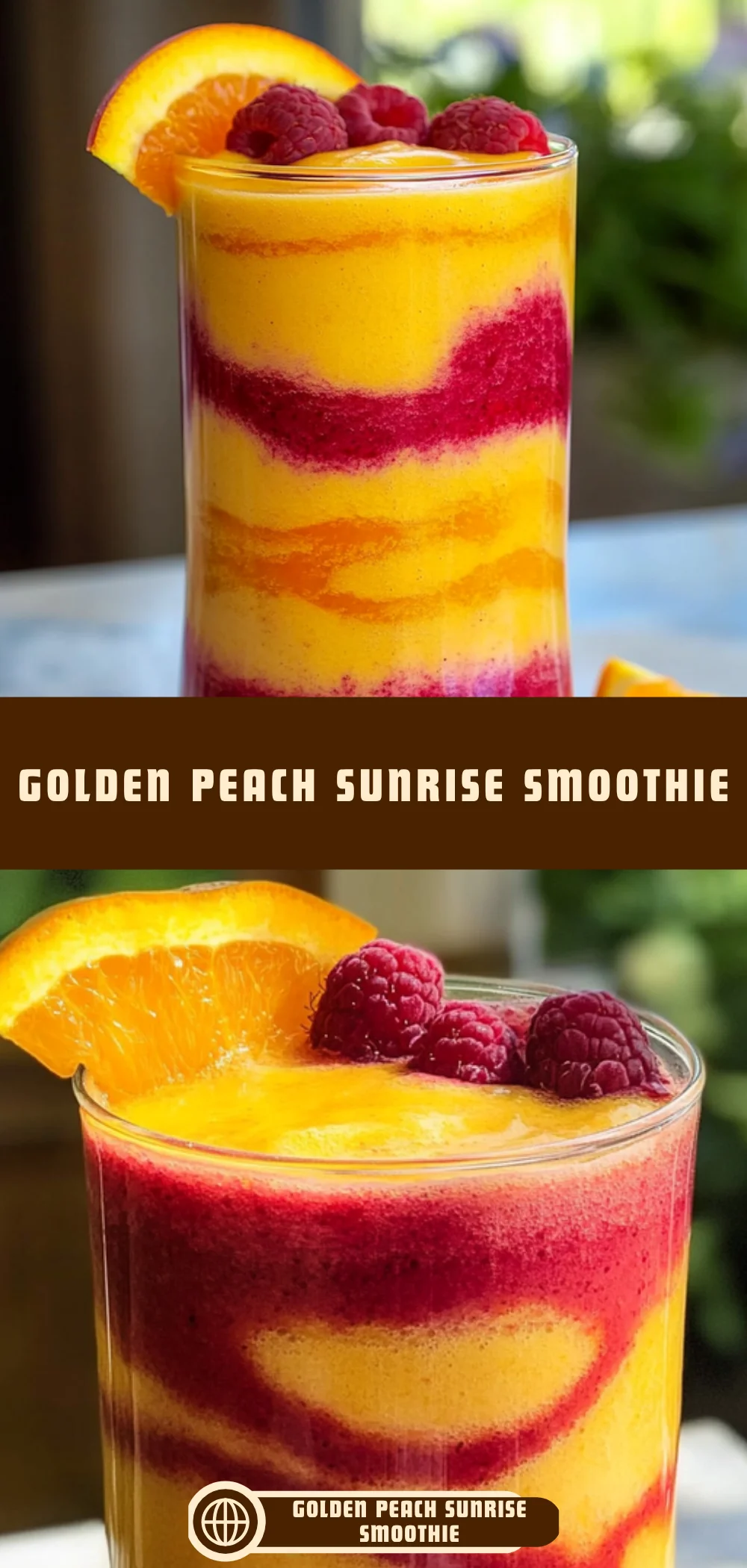 Golden Peach Sunrise Smoothie 19 Pinterest Hidden Image