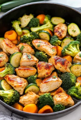 Healthy Chicken and Vegetables Skillet