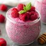 Healthy Raspberry Chia Pudding Recipe