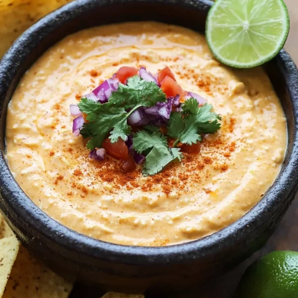 High protein Cottage Cheese Queso - Viral Tiktok recipe