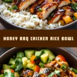 Honey BBQ Chicken Rice Bowl 16 Pinterest Hidden Image