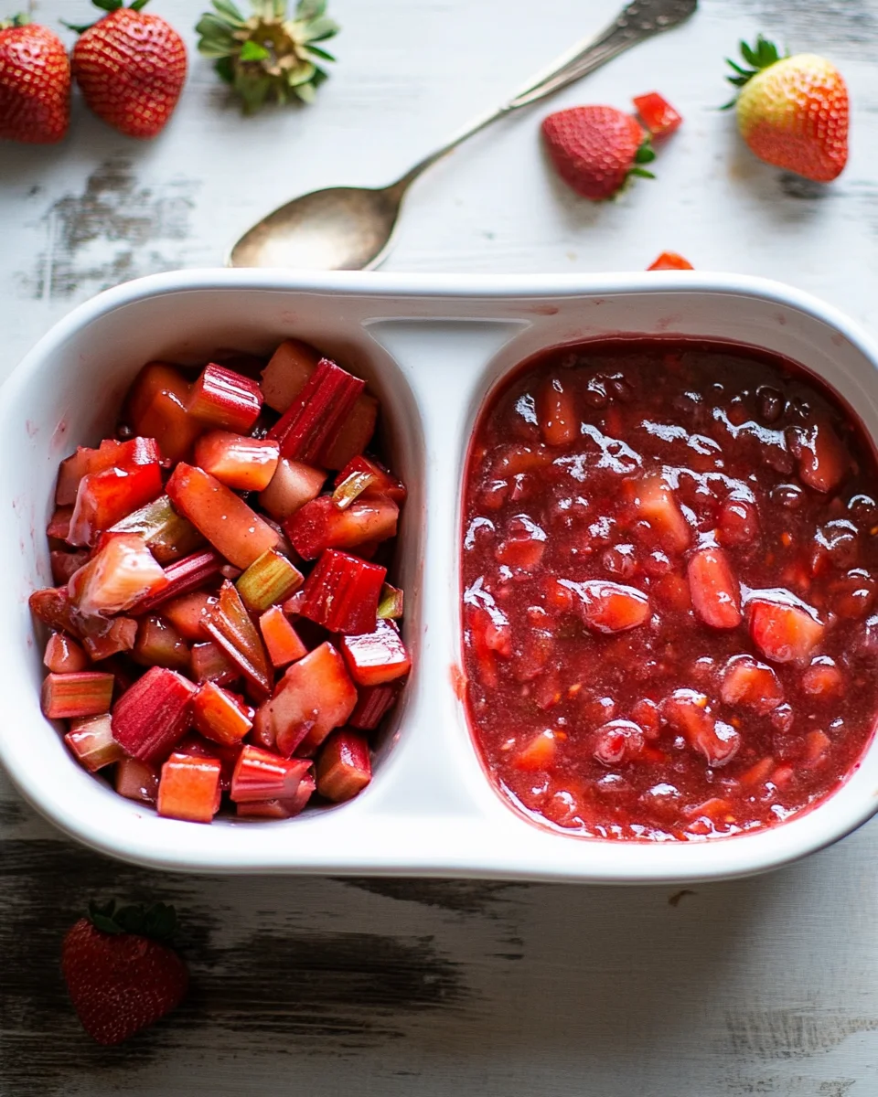 Strawberry Rhubarb Pie Filling (2 Ways: No-Cook and Easy 5 Minute Cooked Recipe)