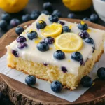 Lemon Blueberry Sheet Cake