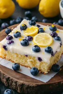 Lemon Blueberry Sheet Cake