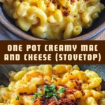 One Pot Creamy Mac and Cheese (Stovetop) 21 Pinterest Hidden Image