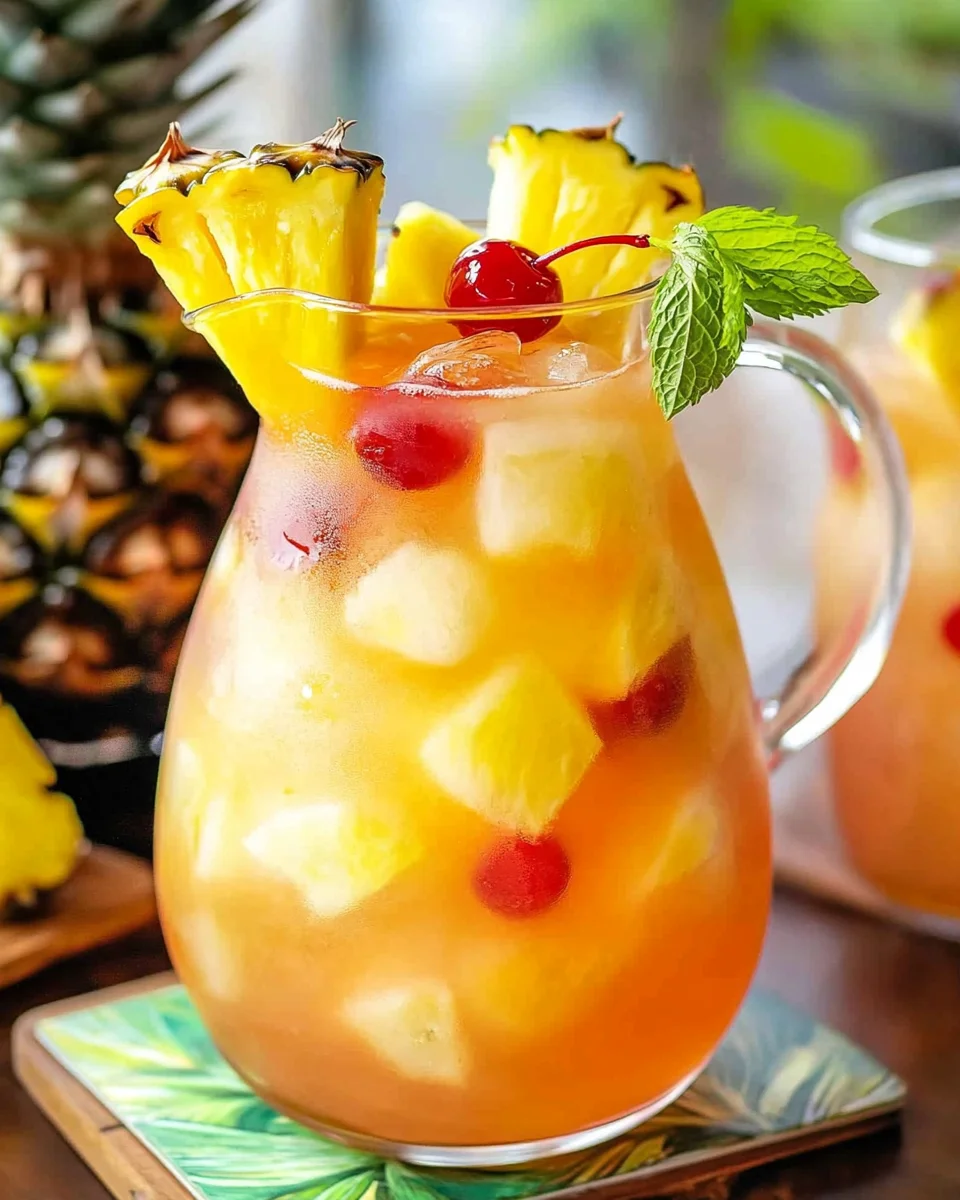 Piña Colada Sangria 17 Piña Colada Sangria