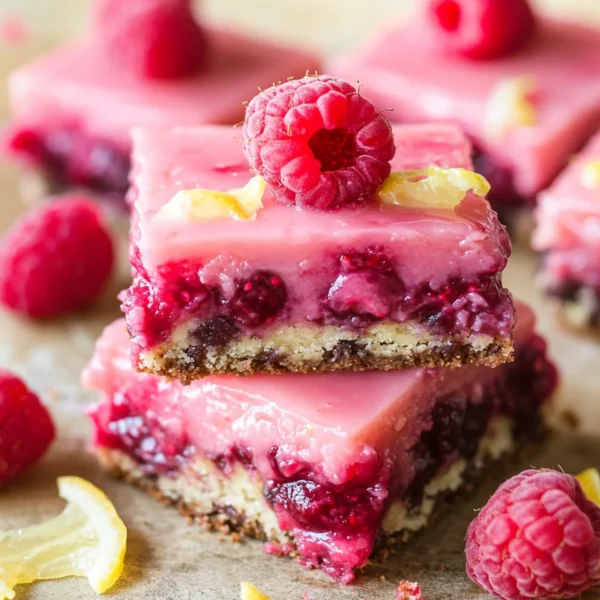 Raspberry Lemonade Bars