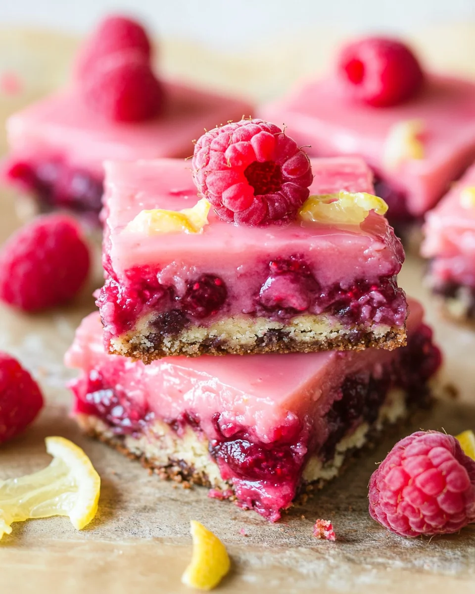 Raspberry Lemonade Bars