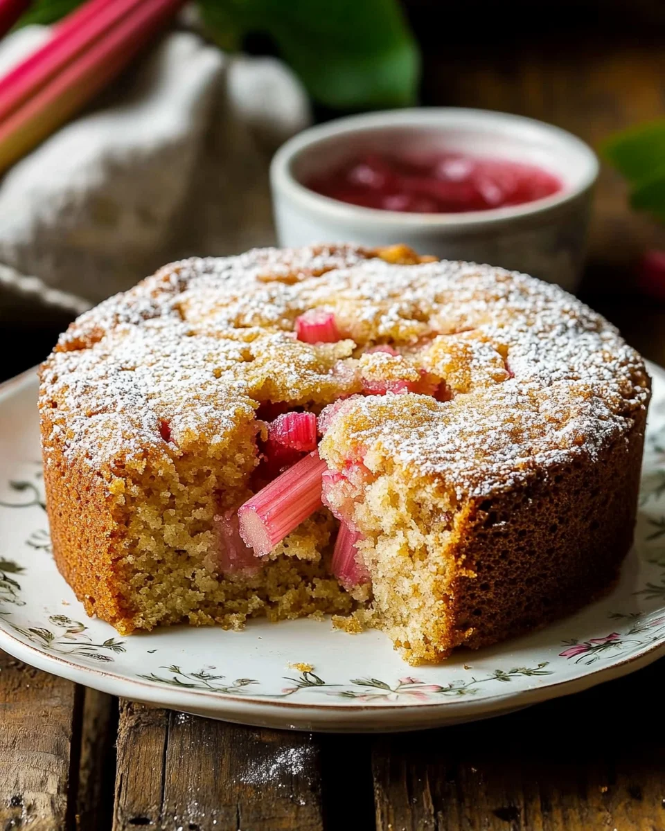 Rhubarb Cake 23 Rhubarb