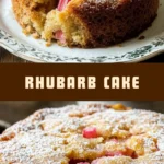 Rhubarb Cake 22 Pinterest Hidden Image