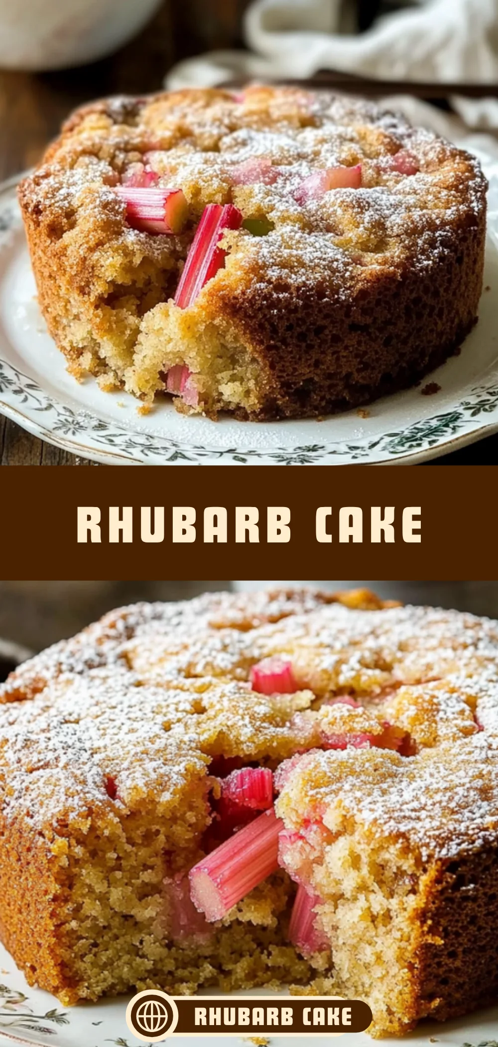 Rhubarb Cake 22 Pinterest Hidden Image