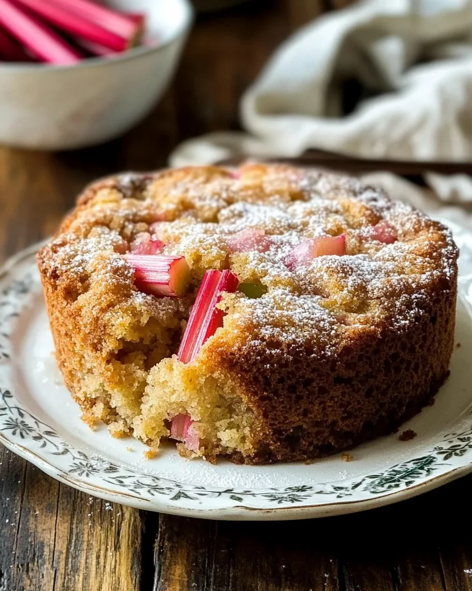Homepage 16 Rhubarb Cake
