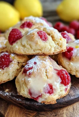 Ridiculously Easy Lemon Raspberry Scones