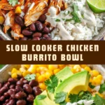 Slow Cooker Chicken Burrito Bowl 20 Pinterest Hidden Image