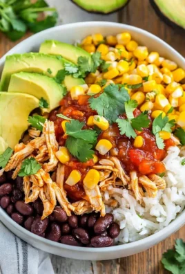 Slow Cooker Chicken Burrito Bowl