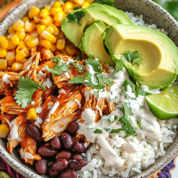 Slow Cooker Chicken Burrito Bowl
