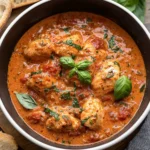 Slow Cooker Creamy Tomato Basil Chicken