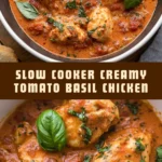 Slow Cooker Creamy Tomato Basil Chicken 15 Pinterest Hidden Image
