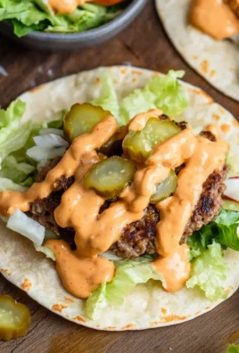 Smash Burger Taco Recipe + Burger Sauce 22 Smash Burger Taco Recipe + Burger Sauce