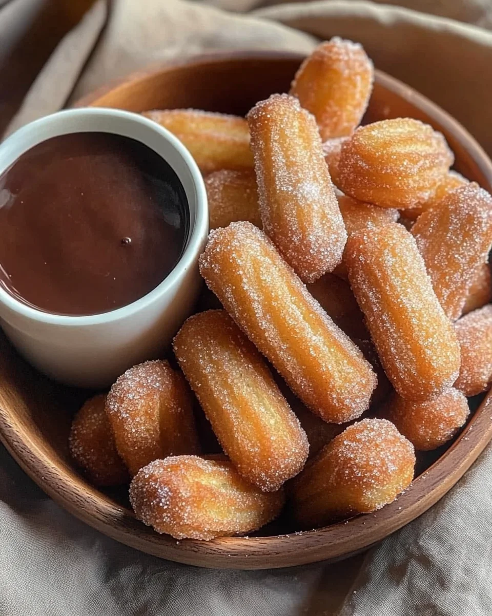 Sweet Air Fryer Churro Bites Recipe