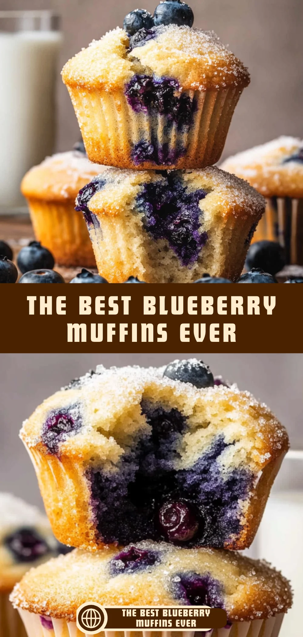 The Best Blueberry Muffins Ever 21 Pinterest Hidden Image
