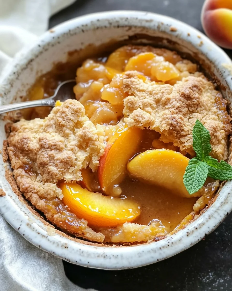 Homepage 18 The Easiest Southern Peach Cobbler