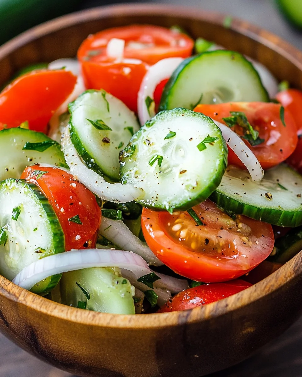 Tomato, Cucumber, and Onion Salad 17 Tomato,