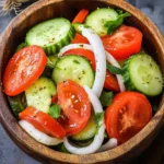 Tomato, Cucumber, and Onion Salad