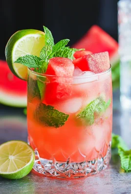 Watermelon Mint Mojito Mocktail 18 Watermelon Mint Mojito Mocktail