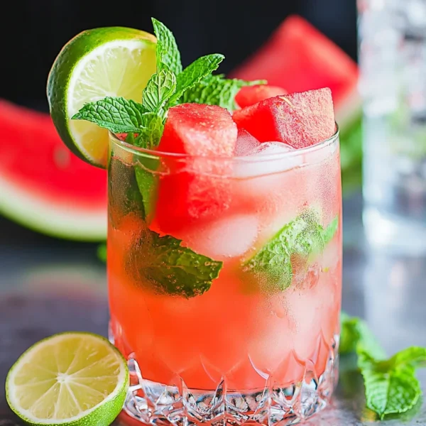 Watermelon Mint Mojito Mocktail