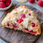 White Chocolate Raspberry Scones