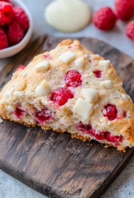 White Chocolate Raspberry Scones