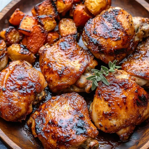 30-min Oven Baked Boneless Skinless Chicken Thighs