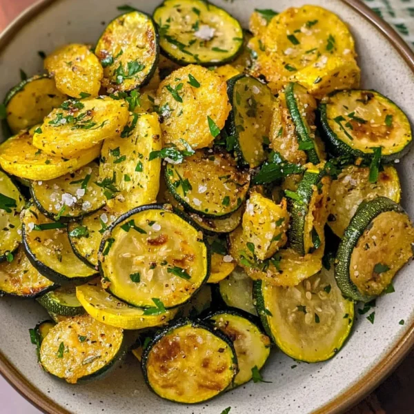 Air Fryer Squash and Zucchini