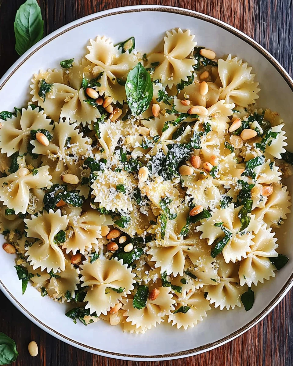 Basil Pasta with Lemon Garlic Butter Sauce 19 Basil