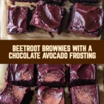 Beetroot Brownies with a Chocolate Avocado Frosting 21 Pinterest Hidden Image