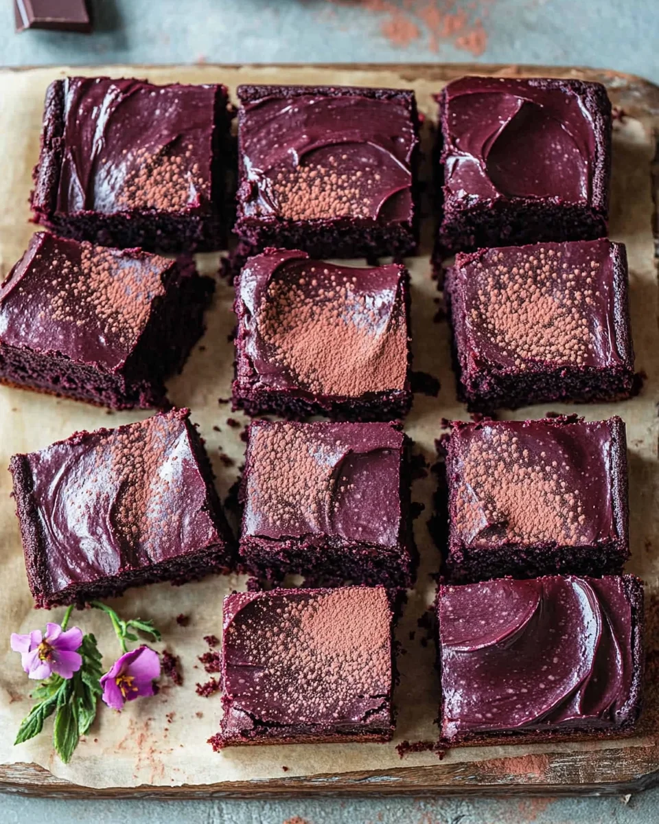 Beetroot Brownies with a Chocolate Avocado Frosting 23 Beetroot