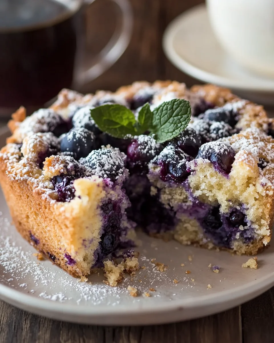 Blueberry Breakfast Cake 20 Blueberry