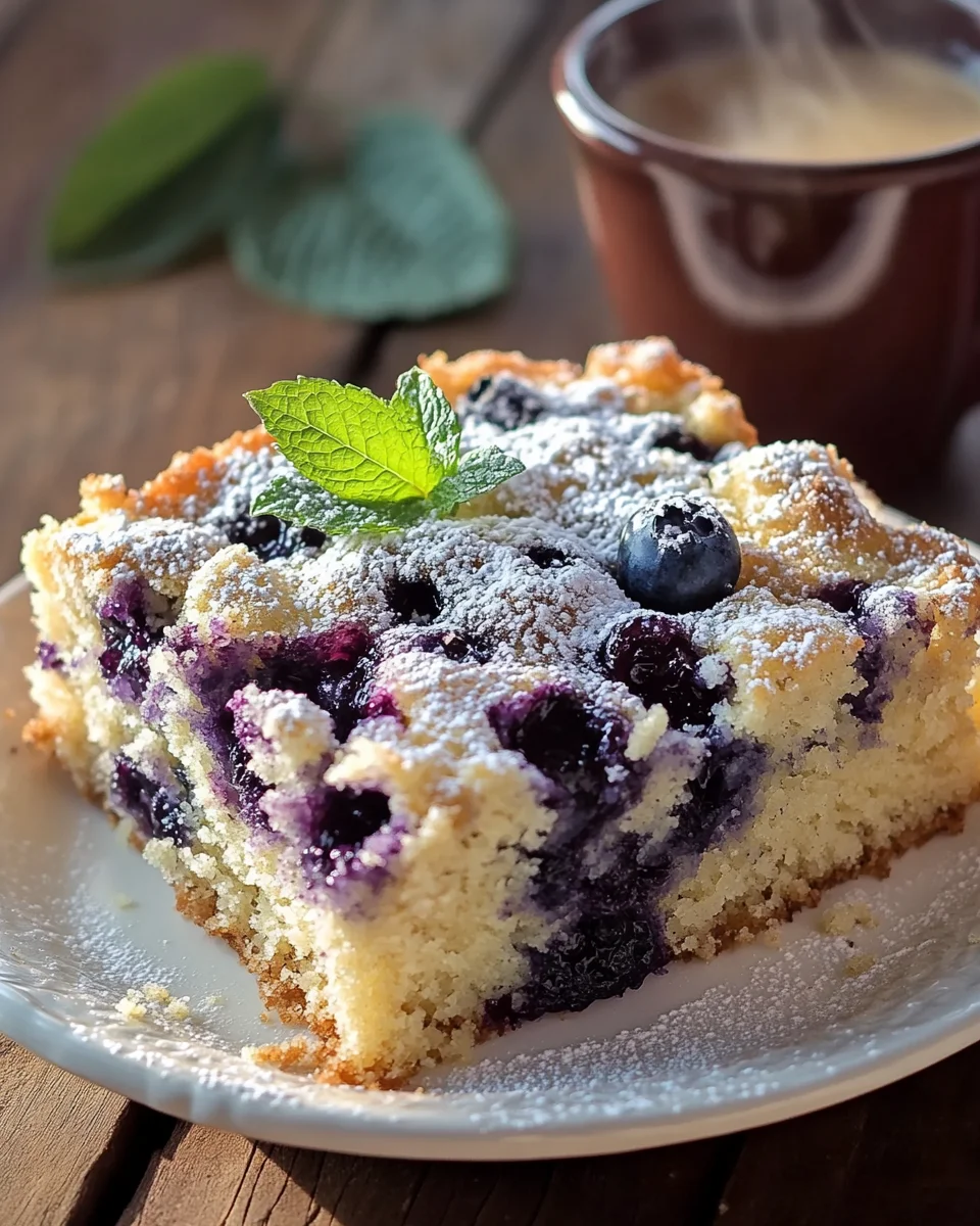 Blueberry Breakfast Cake 23 Blueberry Breakfast Cake