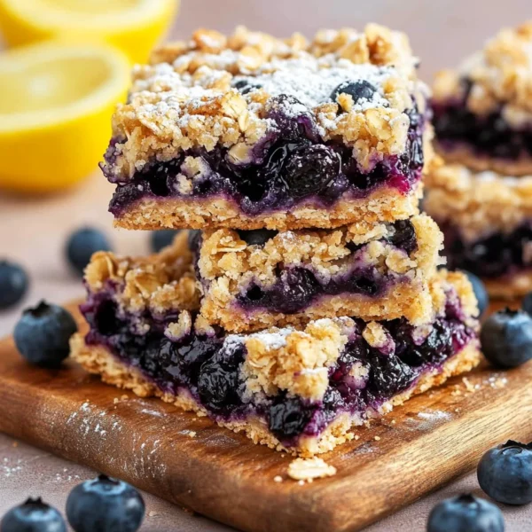 Blueberry Oatmeal Bars