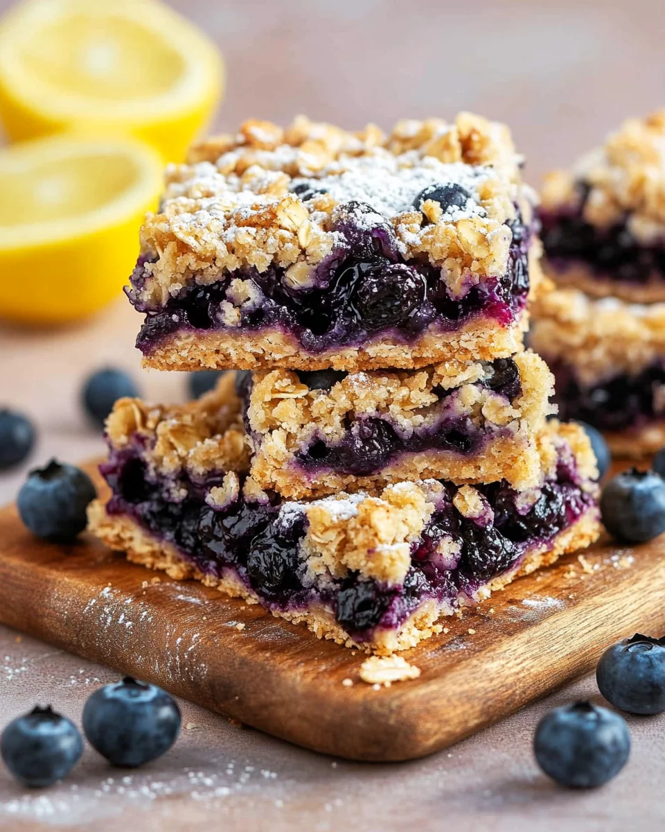 Blueberry Oatmeal Bars 24 Blueberry Oatmeal Bars