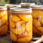 Canning Peaches in Light Syrup