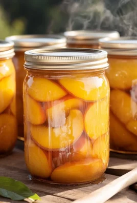 Canning Peaches in Light Syrup