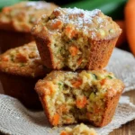 Carrot Cake Zucchini Muffins