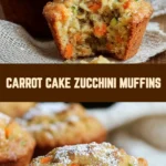 Carrot Cake Zucchini Muffins 22 Pinterest Hidden Image